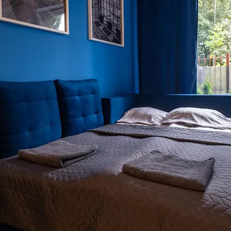Blue Garden By Fengshui4u, Prywatny Ogrodek, Bezplatny Parking, Nowy Budynek, Dostep Na Kod Apartman Łódź