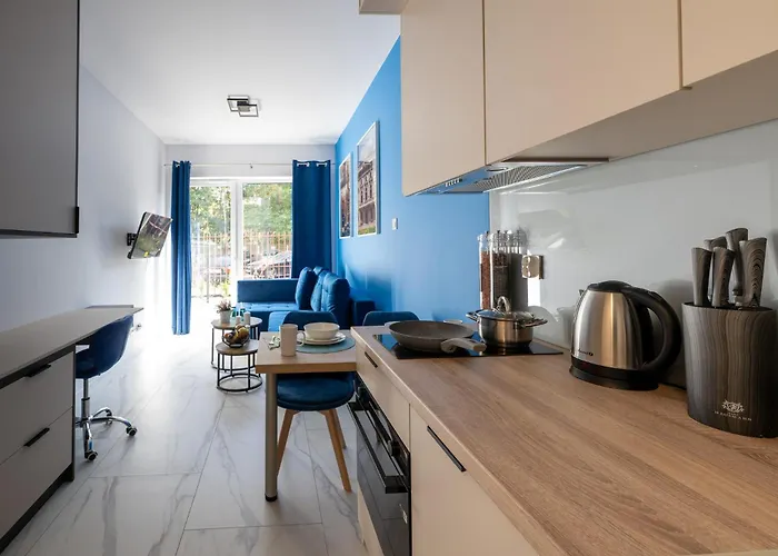 Apartman Blue Garden By Fengshui4u, Prywatny Ogrodek, Bezplatny Parking, Nowy Budynek, Dostep Na Kod *