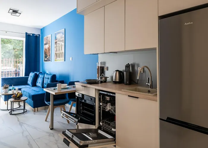 Blue Garden By Fengshui4u, Prywatny Ogrodek, Bezplatny Parking, Nowy Budynek, Dostep Na Kod * Лодзь