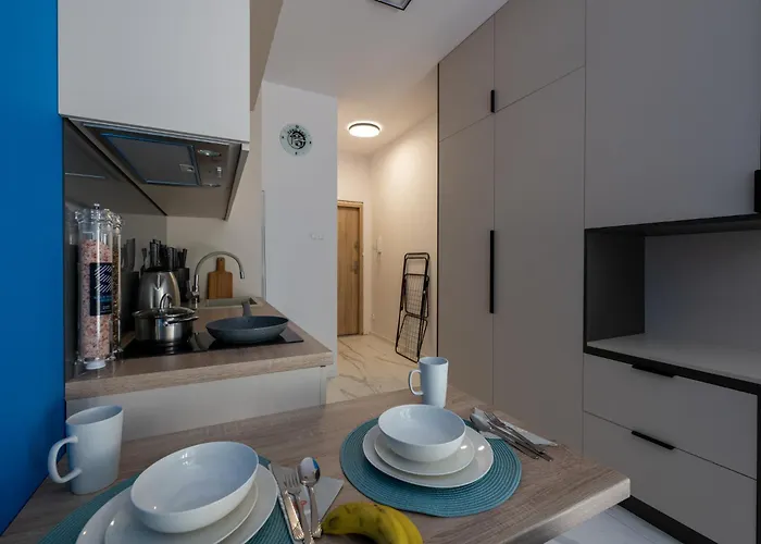 Apartman Blue Garden By Fengshui4u, Prywatny Ogrodek, Bezplatny Parking, Nowy Budynek, Dostep Na Kod