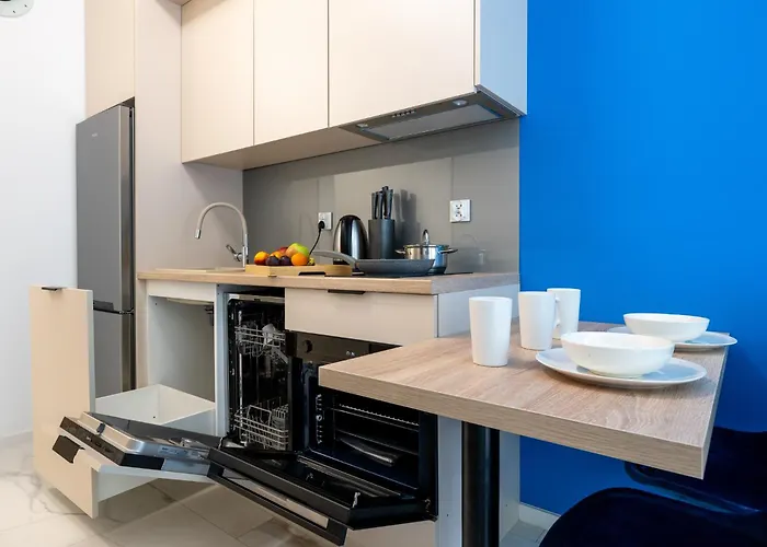 Blue Garden By Fengshui4u, Prywatny Ogrodek, Bezplatny Parking, Nowy Budynek, Dostep Na Kod Лодзь